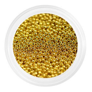 Бульонки металлические мелкие 0,6 мм (золото)