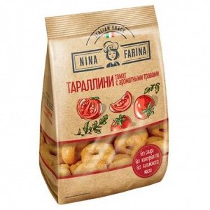 Nina Farina», тараллини с томатом и ароматными травами, 180 г