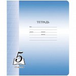 Тетрадь 12л., косая линия ArtSpace &quot;Пятерка&quot;, офсетная обложка