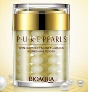 794587 BIOAQUA Pure Pearls Увлажняющий крем для лица с коллагеном и жемчугом,60 г,12 шт/уп