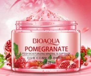 786049 BIOAQUA POMEGRANATE Ночная маска для лица с экстрактом красного граната, 120 г,12 шт/уп