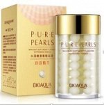 BIOAQUA PURE PEARLS Ночная питательная маска для лица с жемчугом и коллаге, 120 г,12 шт/уп