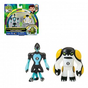 Ben 10 Набор из 2 разборных фигурок и ключа (Молния и Ядро)