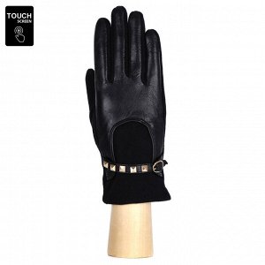 Перчатки, комбинированная кожа, FABRETTI 3.5-1 black