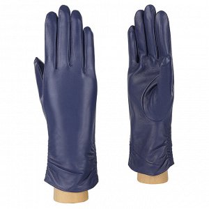 Перчатки жен. 100% нат. кожа (ягненок), подкладка: шелк, FABRETTI 12.25-11s blue