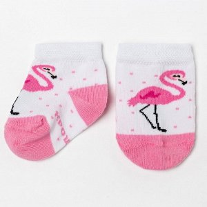 Носки Крошка Я "Фламинго", 6-8 см