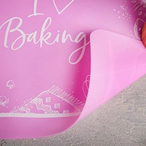 Силиконовый коврик для выпечки I love Baking, 29 х 26 см