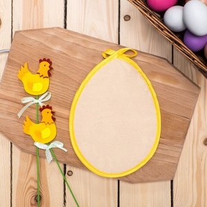 Прихватка «Пасхальные яйца» 23?17 см