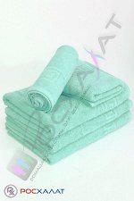 Махровое полотенце с греческим бордюром