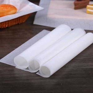 Бумага для выпечки силиконизированная белая 280мм/5метров