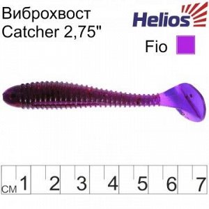 Виброхвост Catcher 2,75"/7 см Fio 7шт. (HS-1-012) Helios