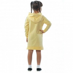 Платье детское Klery шашки ФП5013П1 желтый