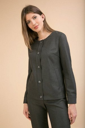 #94056 Жакет (Emka Fashion) Серый