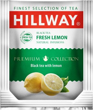 Hillway Fresh Lemon чай с лимоном в сашетах, 25 шт