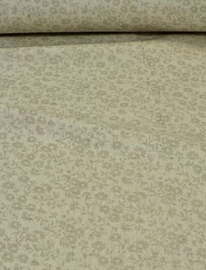 Полулен скатертной жаккард "Мелкий цветок", 2 сорт, 1.6 м, лен-50%, хлопок-50%