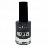 TopFace Лак для ногтей &quot;Party Glitter Nail&quot;, 9 мл, тон 116, мокрый асфальт