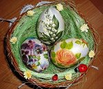 Салфетки для декорирования яиц в технике декупаж