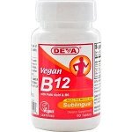 Deva, Vegan B12, сублингвально, 90 таблеток