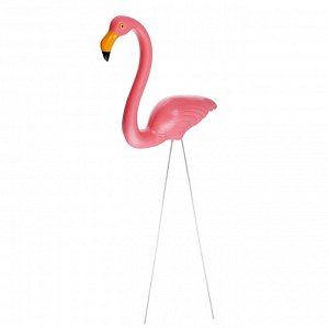 Птица пластиковая "Фламинго", 39x10x35см, W010