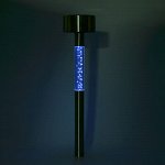 INBLOOM Фонарь садовый на солнечной батарее, 5,5x29см, 1LED, мульти, пластик, акрил, нерж.сталь