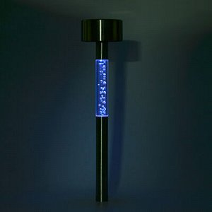 INBLOOM Фонарь садовый на солнечной батарее, 5,5x29см, 1LED, мульти, пластик, акрил, нерж.сталь