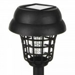 INBLOOM Фонарь садовый антимоскитный на солнечной батарее, 9,1х38см, 2LED белый, пластик
