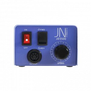 Машинка для маникюра и педикюра JessNail JD3500, 35 Вт, 30000 об/мин, с педалью, синяя