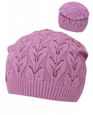 Пурпурная шапка для девочки Цвет: пурпурный