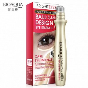 Сыворотка-роллер для век с экстрактом жемчуга Bioaqua Roll-on Yeux Bright Eyes Essence 15мл