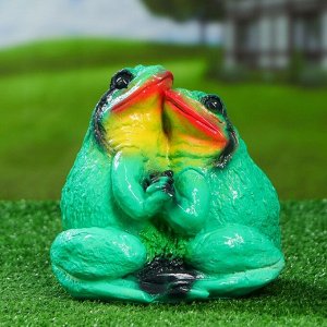 Садовая фигура "Пара жаб" 20 см
