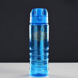 Бутылка для воды 600 мл, на шнурке, микс, 7х7х22.5 см
