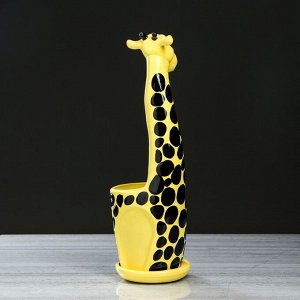 Кашпо"Жираф" желтый, 2,3 л