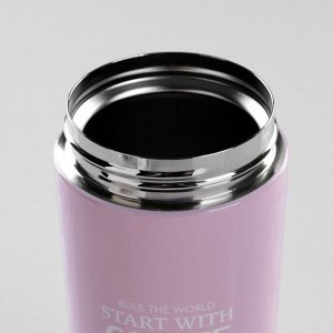 Термокружка, серия: Style, "Start with coffee", 380 мл, сохраняет тепло 8 ч, 17.5 х 8.5 см