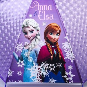 Зонт детский «Anna &amp; Elsa», Холодное сердце Ø 84 см