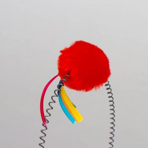 Игрушка-когтеточка с дразнилкой "Веселые шарики", 29 х 15,5 х 20 см, микс цветов