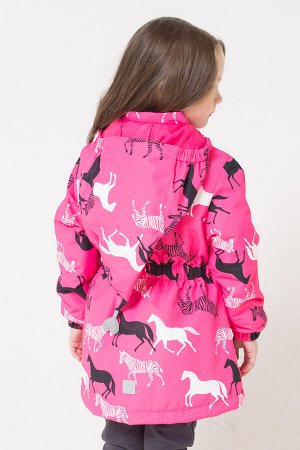 Куртка(Весна-Лето)+girls (неоново-розовый, зебры)