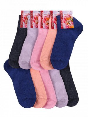 22 носки женские, цветные (10шт)