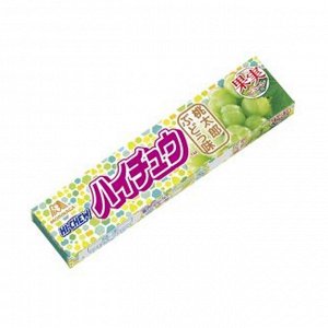 Жевательные конфеты со вкусом зеленого винограда, morinaga, 55г