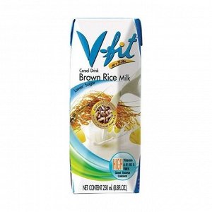 Молоко из коричневого риса  без сахара V-FIT, 250 мл 36/1
