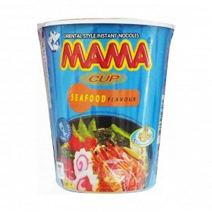 Лапша тайская со вкусом морепродуктов, стакан, мама, 70 г