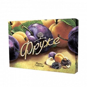 Конфеты глазированные фрукты фружеле в шоколаде, коробка, фруже, 190г