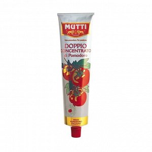 Паста томатная Двойной концентрат 28%, Mutti,130г