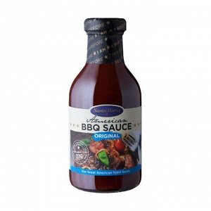 Соус для шашлыка и гриля american bbq sauce original, стекло, santa maria, 470г