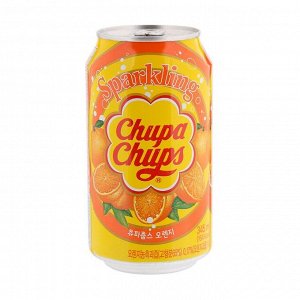 Напиток безалкогольный chupa chups sparkling orange, lotte, 345мл