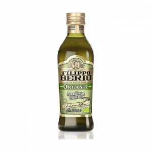 Масло оливковое extravirgin organic, стекло, filippo berio, 500мл