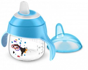 Philips Avent - Чашка-поильник (200мл, 6 мес+) для детей до 3-х лет, голубой
