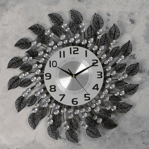 Часы настенные, серия: Ажур, "Кастелла",  плавный ход, 50 х 50 см, d=22 см