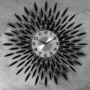 Часы настенные, серия: Ажур, "Ревуца", плавный ход, d=22 см, 70 х 70 см