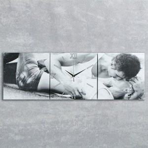 Часы настенные модульные «Любовь», 35 х 110 см