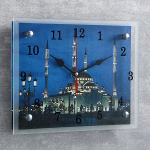 Часы настенные, серия: Город, "Мусульманские", 20х25  см, микс